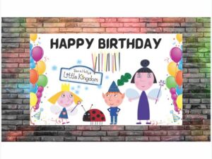 Alternative view of Ben and Holly's Little Kingdom Party Banner