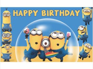 Minion Madness Birthday Banner: Let the Fun Begin