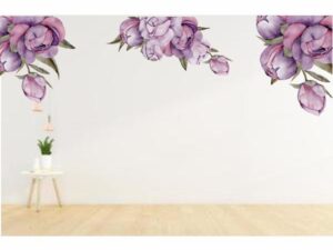Alternative view of Peony Flowers Wall Vinyl Stickers - Pack of 3