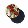 Christmas Poinsettia Floral Mousepad – Festive Holiday Mouse Pad for Desk